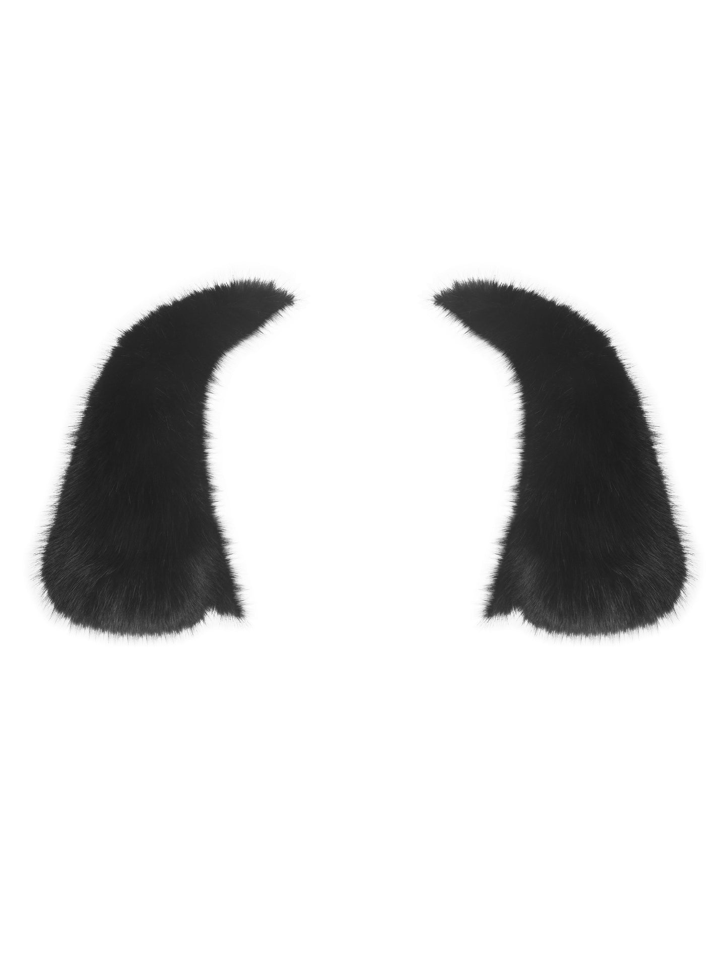 Kori Black Faux Fur Micro Bolero