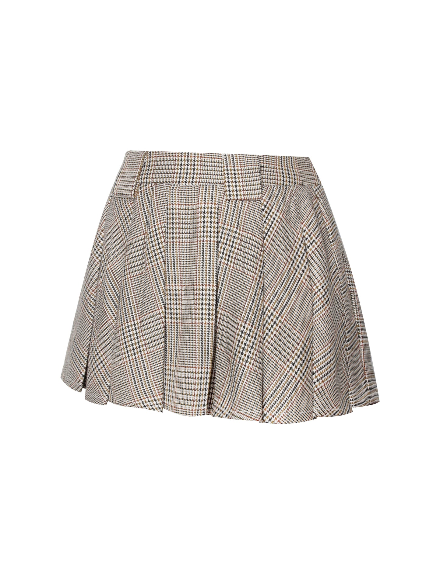 Oaklyn Plaid Pleated Mini Skort