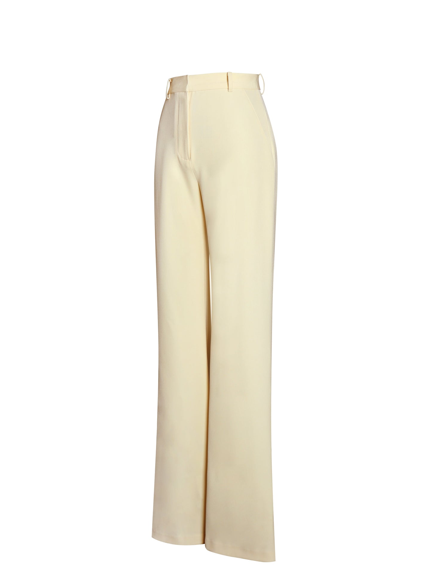 Quinnie Butter Yellow Slim Suit Pants