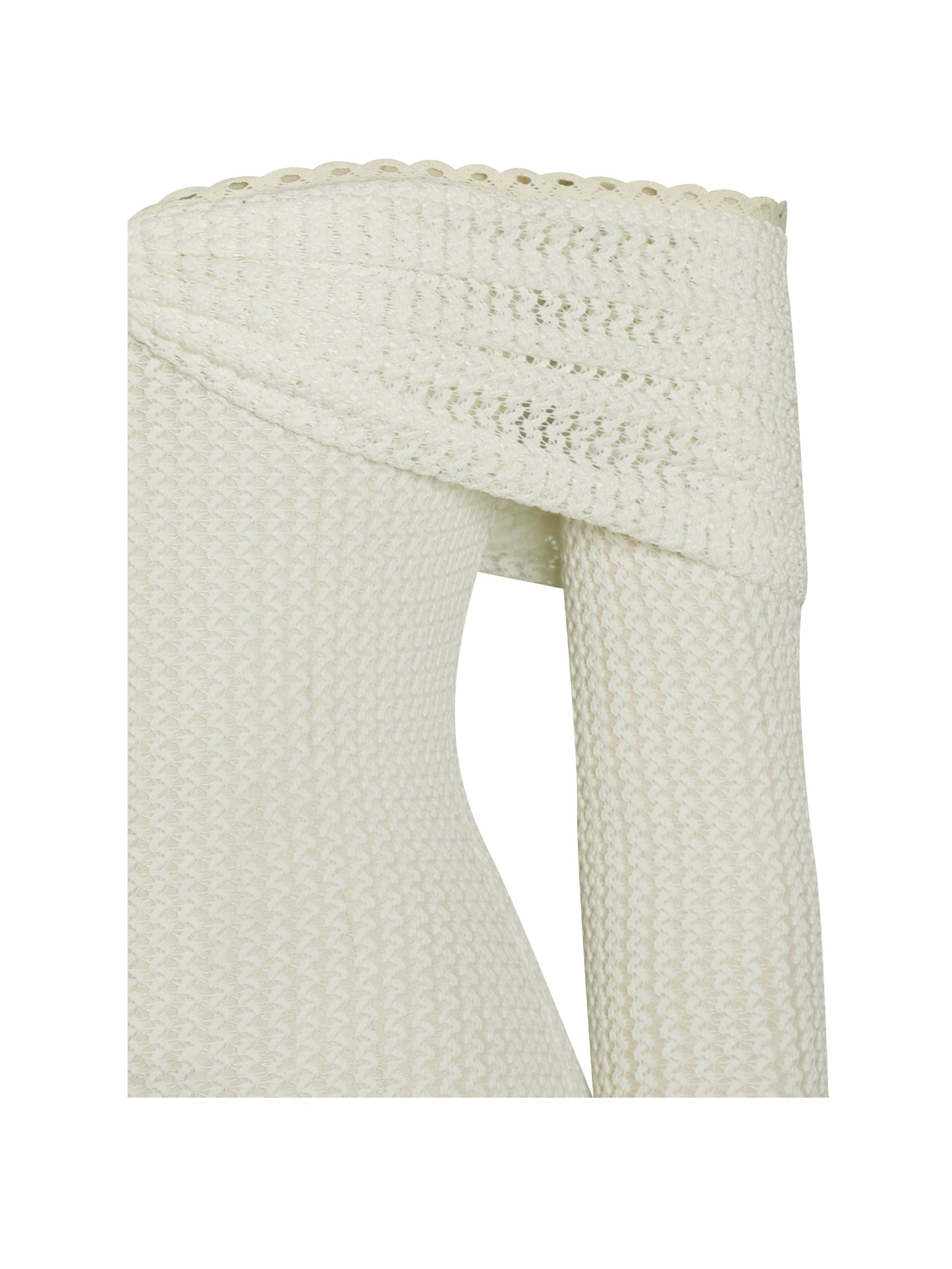 Kaedyn Off Shoulder Long Sleeve Crochet Mermaid Maxi Dress