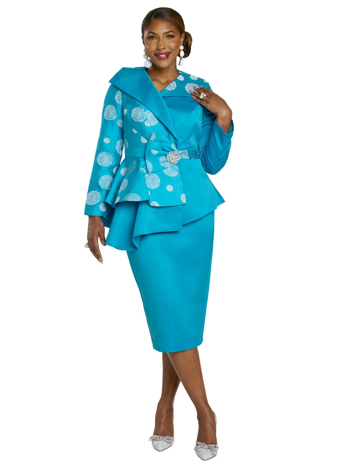Lisa Rene Style 66379, 2pc. Jacket & Skirt Set