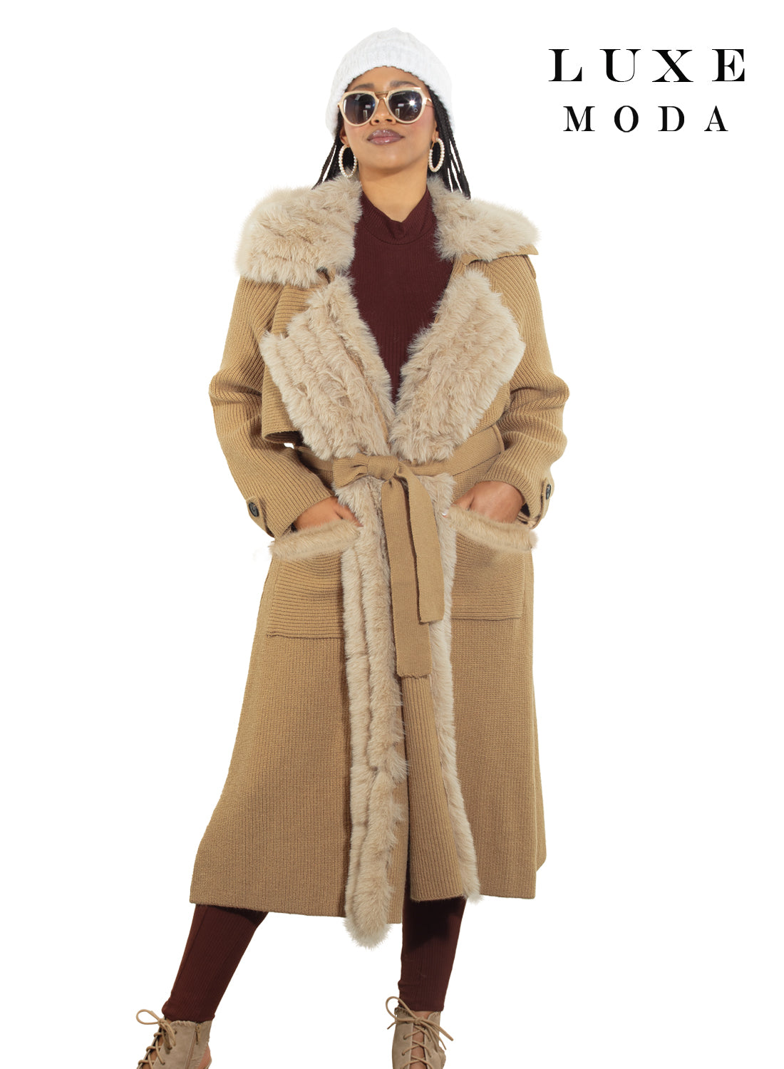 Luxe Moda, - Style LM-490 - Coat/Duster
