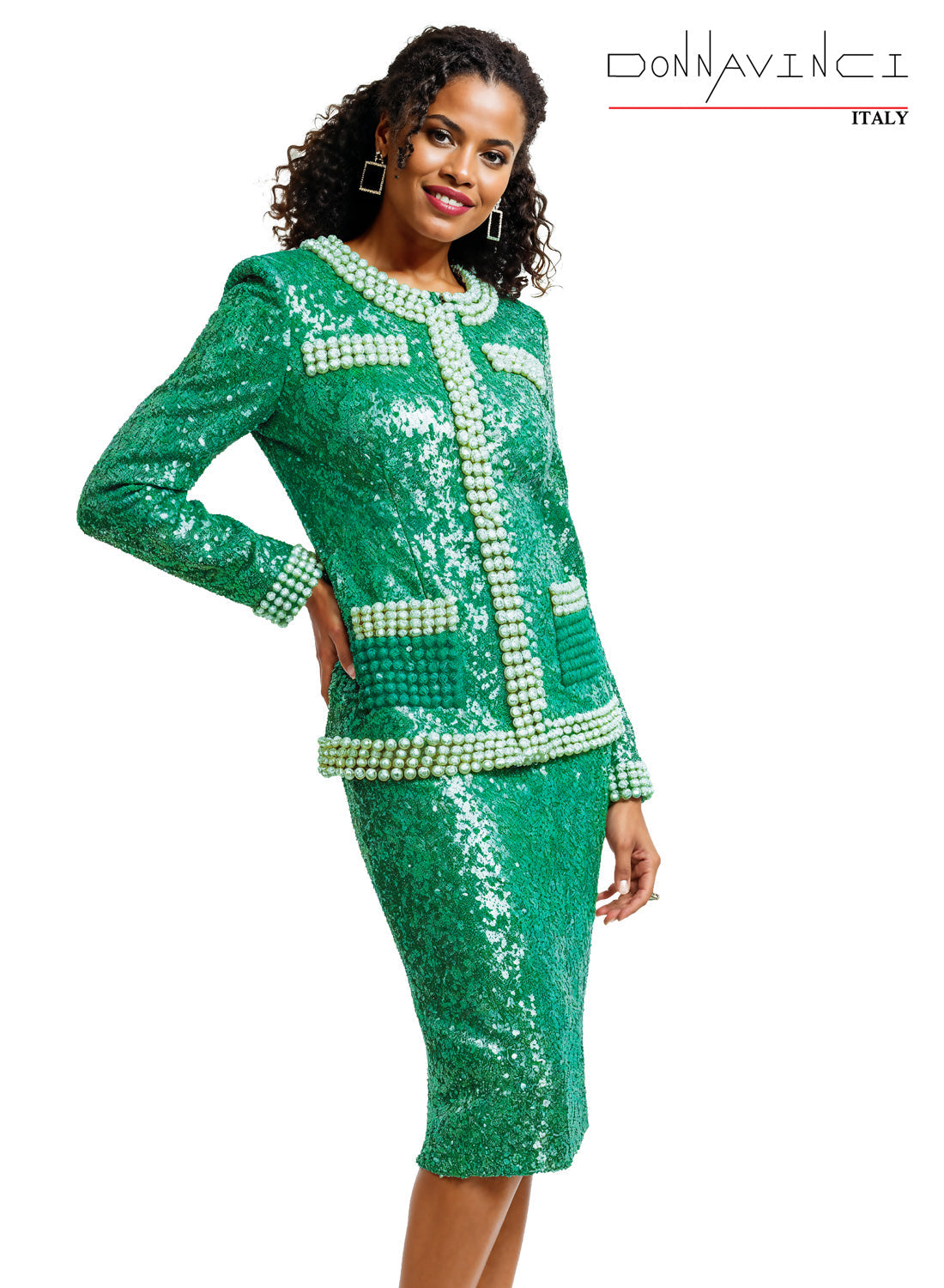 Donna Vinci, Style 12234 - 2pc. Jacket & Skirt Set