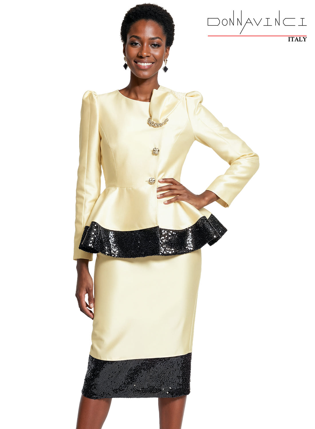 Donna Vinci, Style 12252 - 2pc. Jacket & Skirt Set