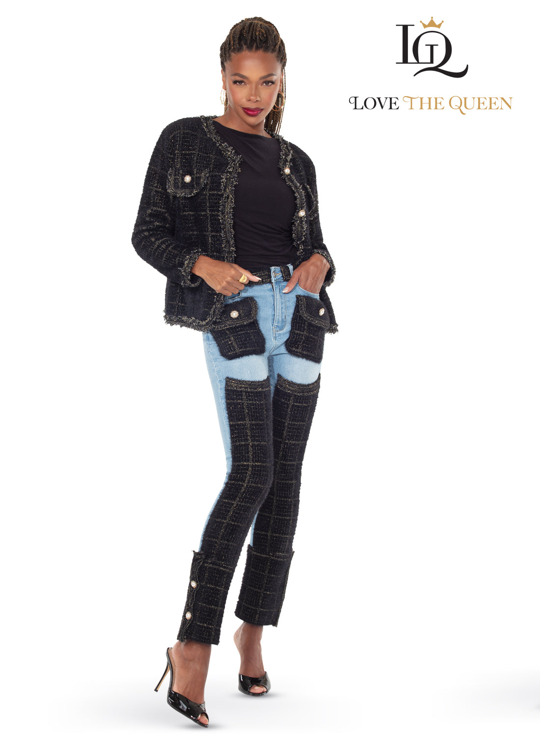 Jacket - Love The Queen. Style 17630-J
