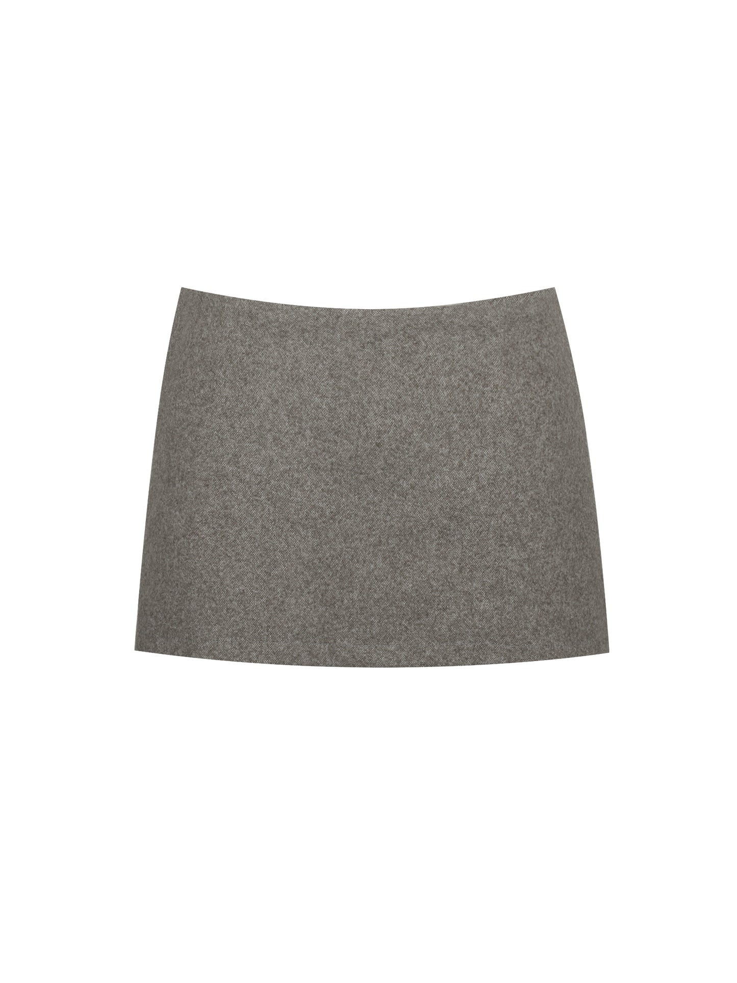 Osira Taupe Low-Waisted Micro Skort