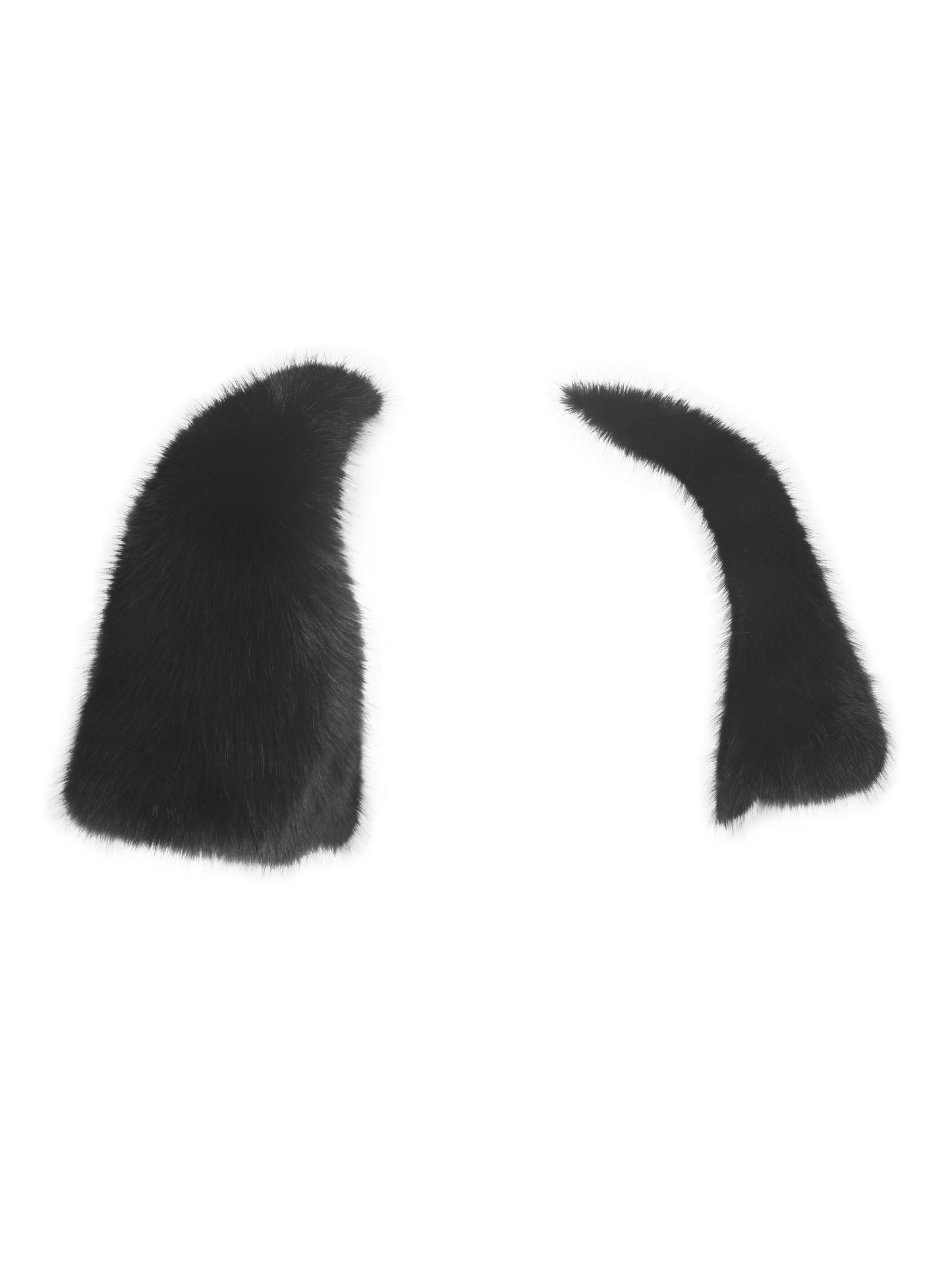 Kori Black Faux Fur Micro Bolero