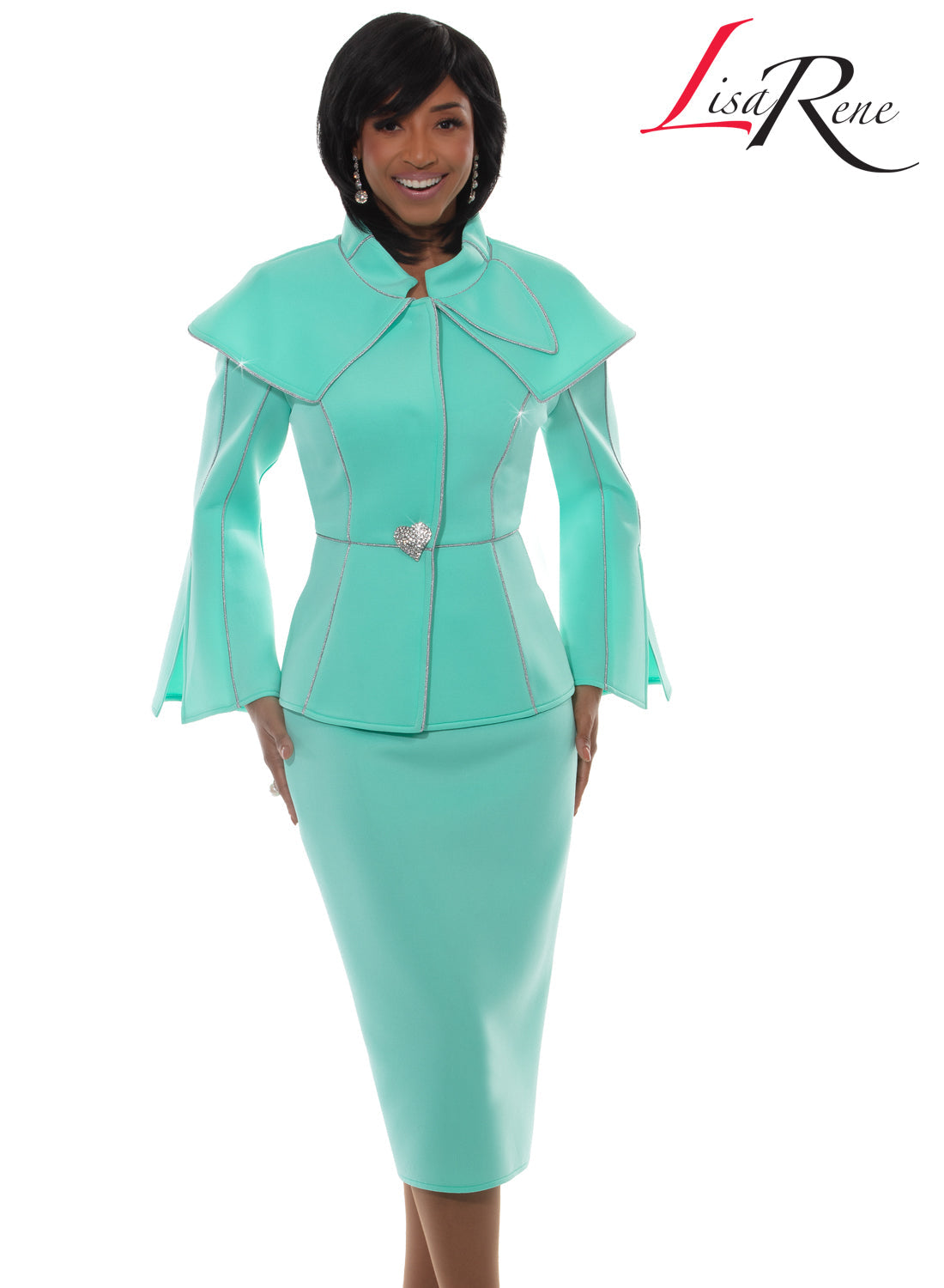 Lisa Rene', Style 3377 - 2pc. Jacket & Skirt Set