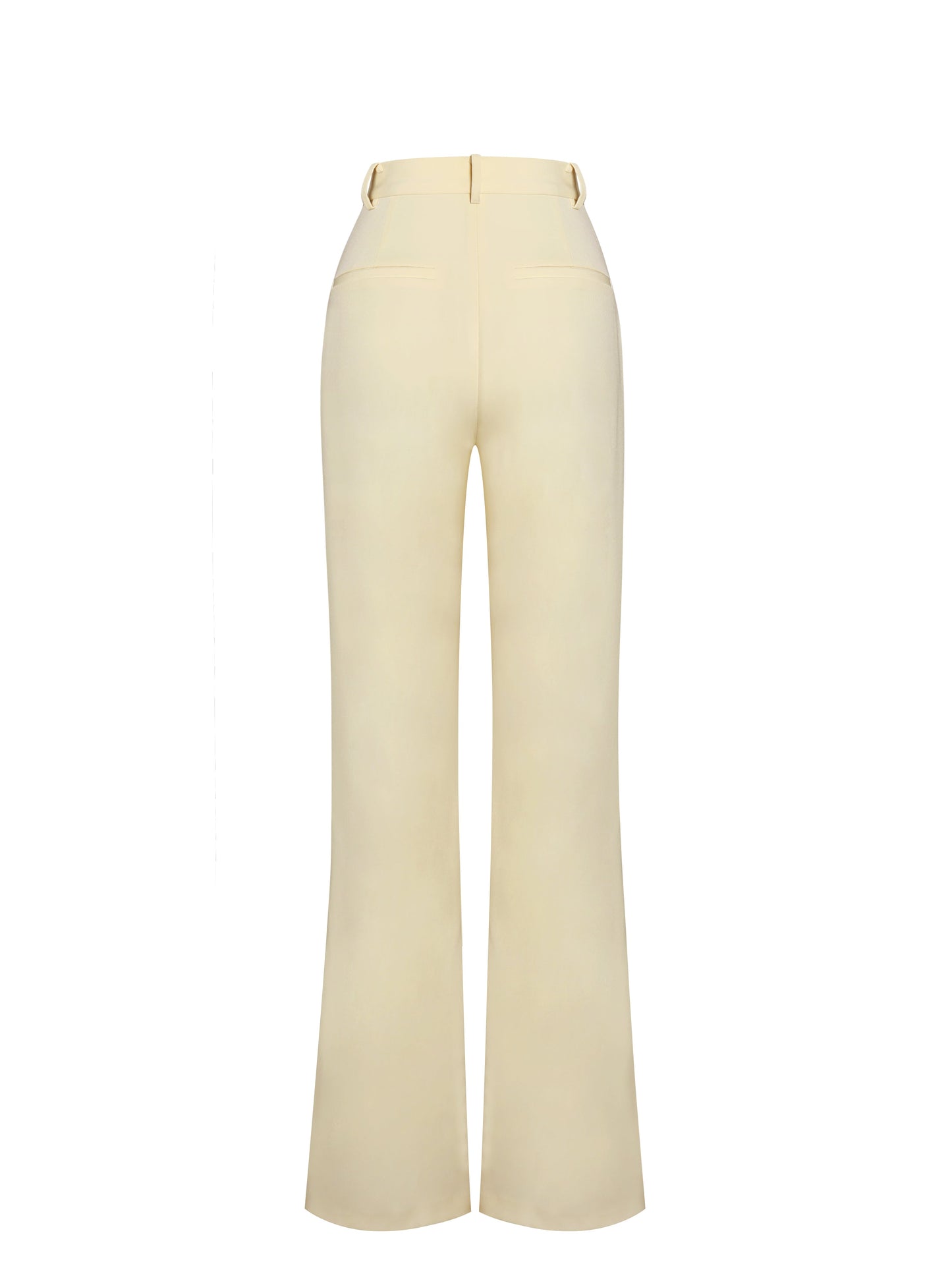 Quinnie Butter Yellow Slim Suit Pants