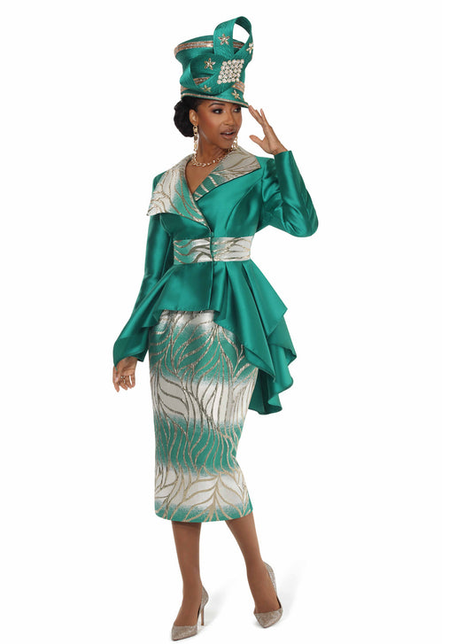 Lisa Rene Style 66379, 2pc. Jacket & Skirt Set