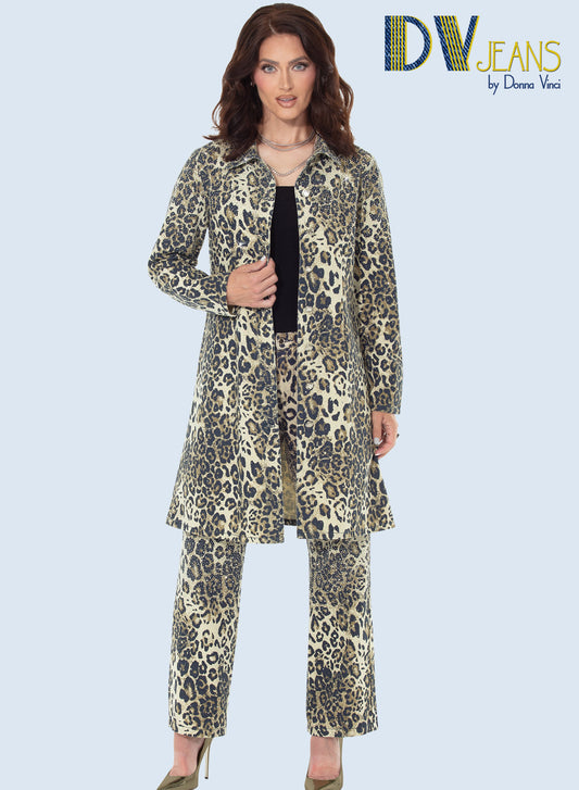 Donna Vinci Jeans, Style 8503 - 2pc. Jacket & Pant Set