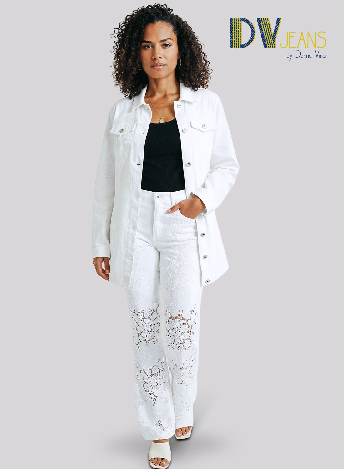 Donna Vinci JEANS, Style 8515 - 2pc. Jacket & Pant Set