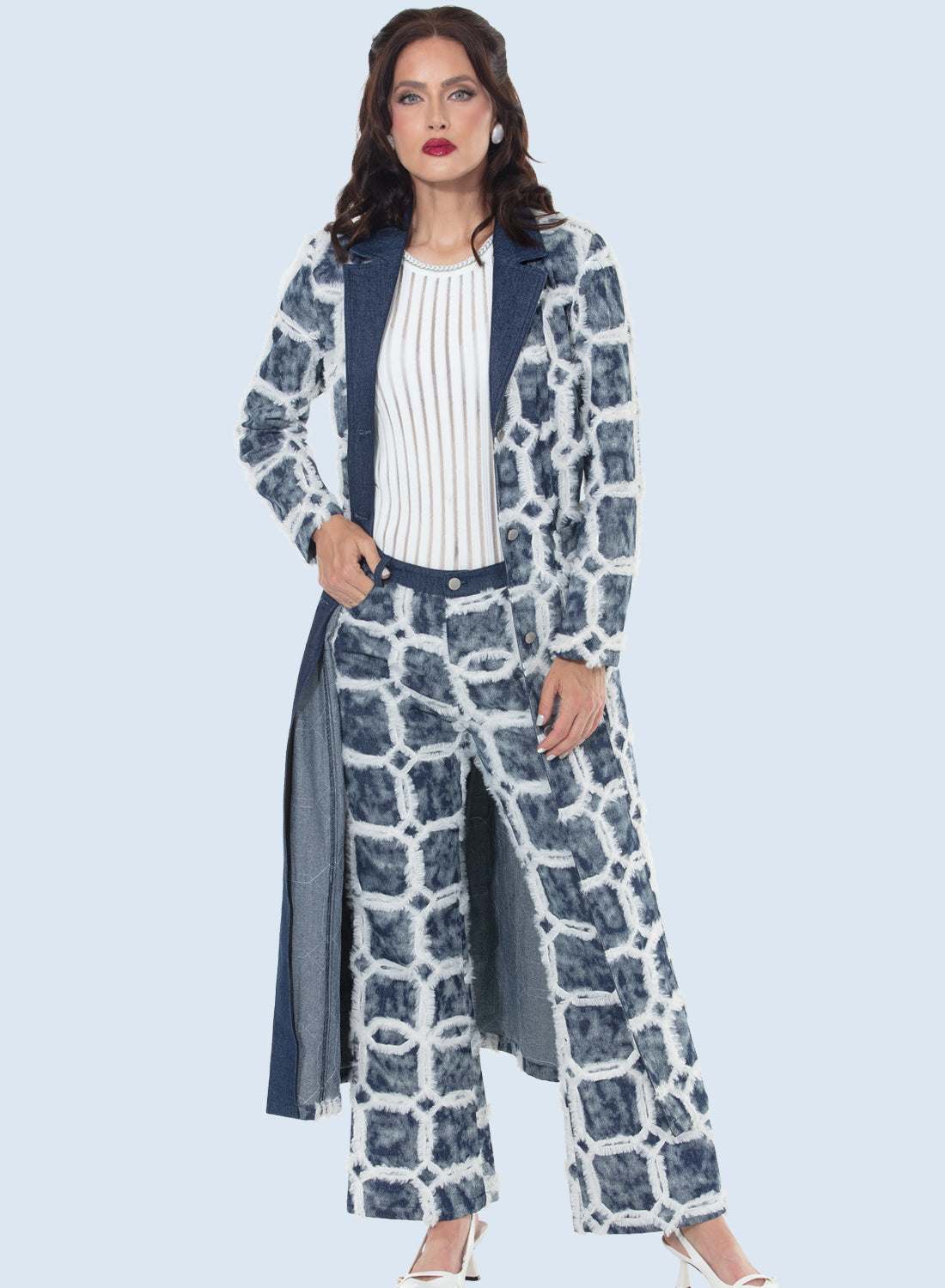 Donna Vinci Jeans, Style 8509-J - Duster