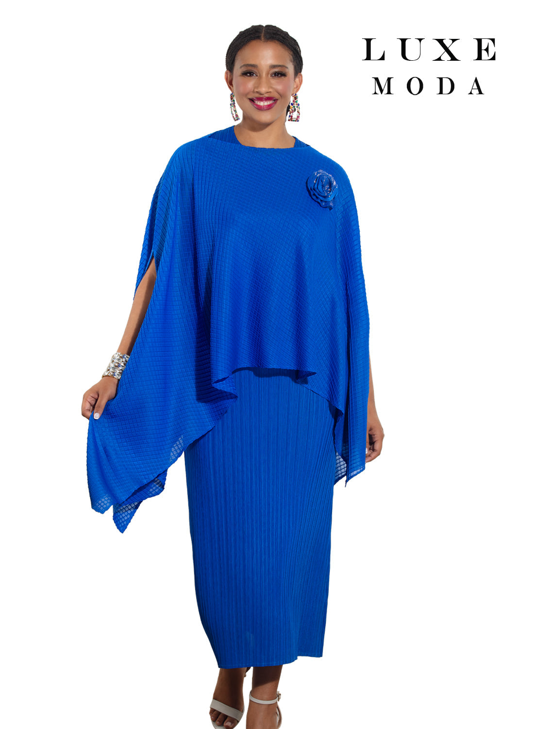 Luxe Moda,  - Style LM-462 - 2pc. Dress & Top Set