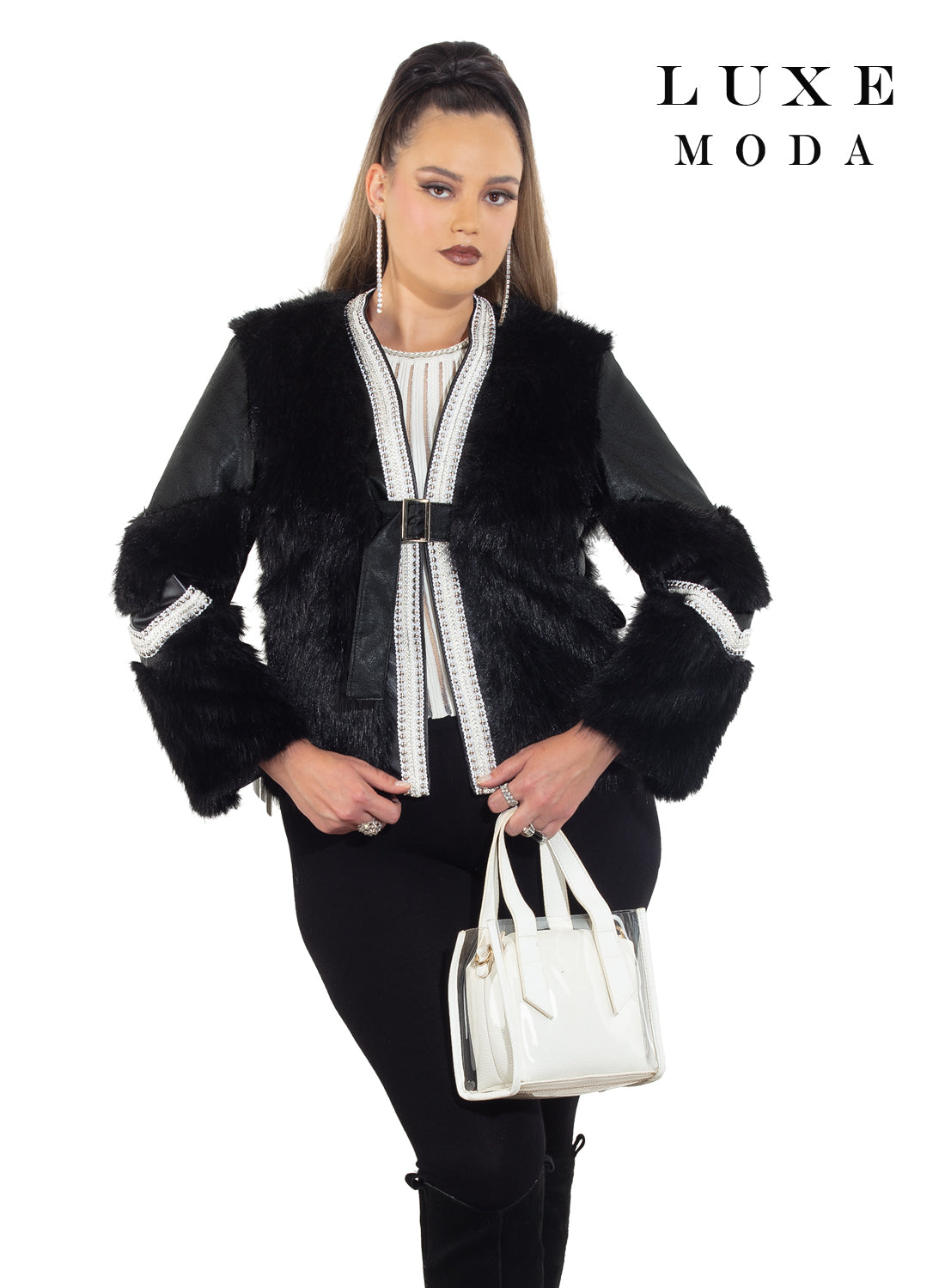 Luxe Moda,  - Style LM-484 - Jacket